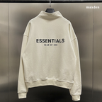 ESSENTIALS Half Zip Logo Sweatshirt