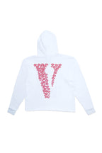 VLONE RED LIPSTICK OG EMBROIDERED HOODIE (white)