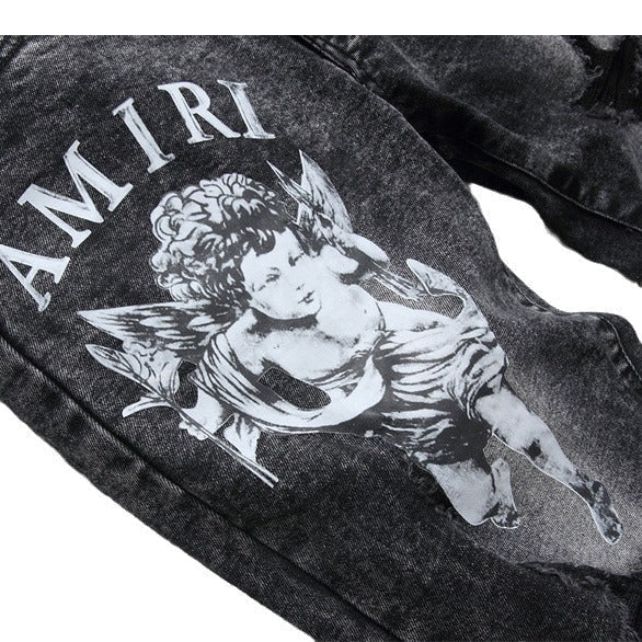 Amiri Jeans Ripped Stretch Jeans