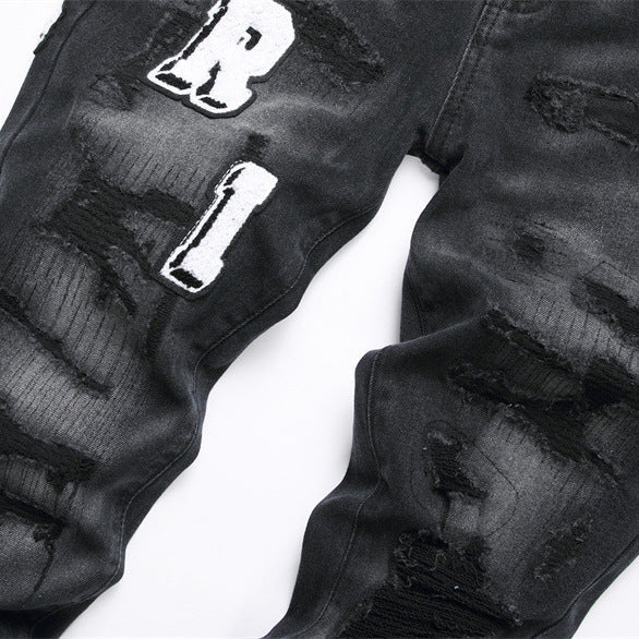 Amiri Jeans Ripped Stretch Jeans