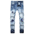 Amiri Jeans Ripped Stretch Jeans