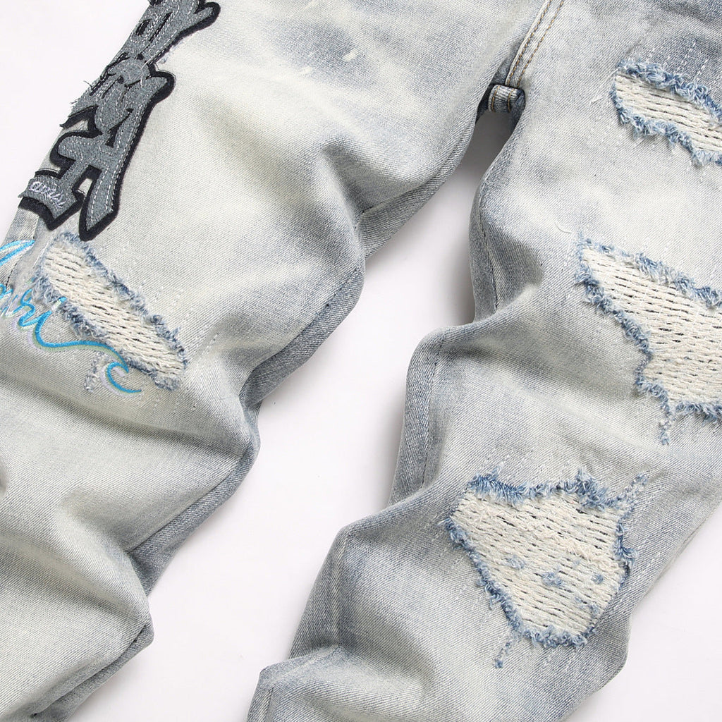 Amiri Jeans Ripped Stretch Jeans