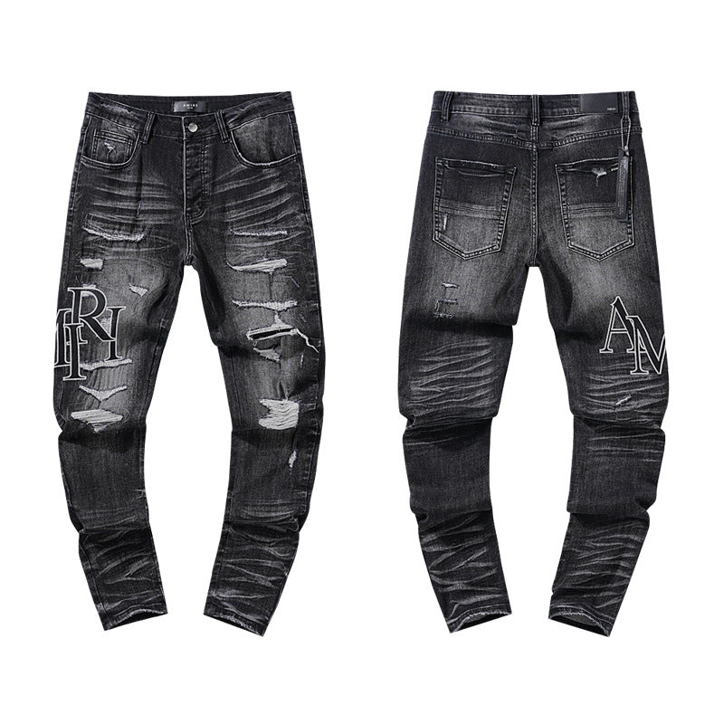 Amiri Jeans Trendy Casual Ripped Jeans