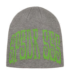 Sp5der 555 Skull Beanie Grey