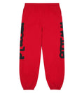 Sp5der Beluga Red Sweatpants
