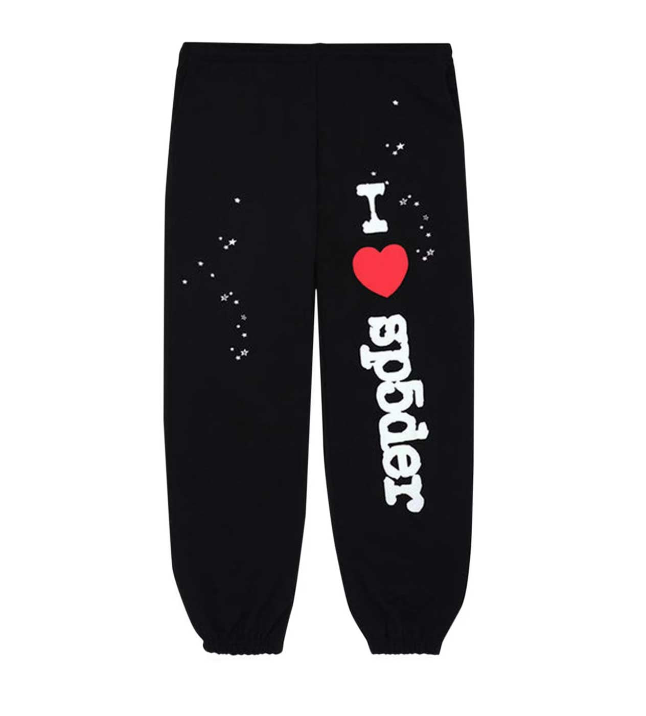 Sp5der I Heart Sp5 Sweatpants Black