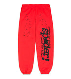 Sp5der P*nk Sweatpants V2 Red