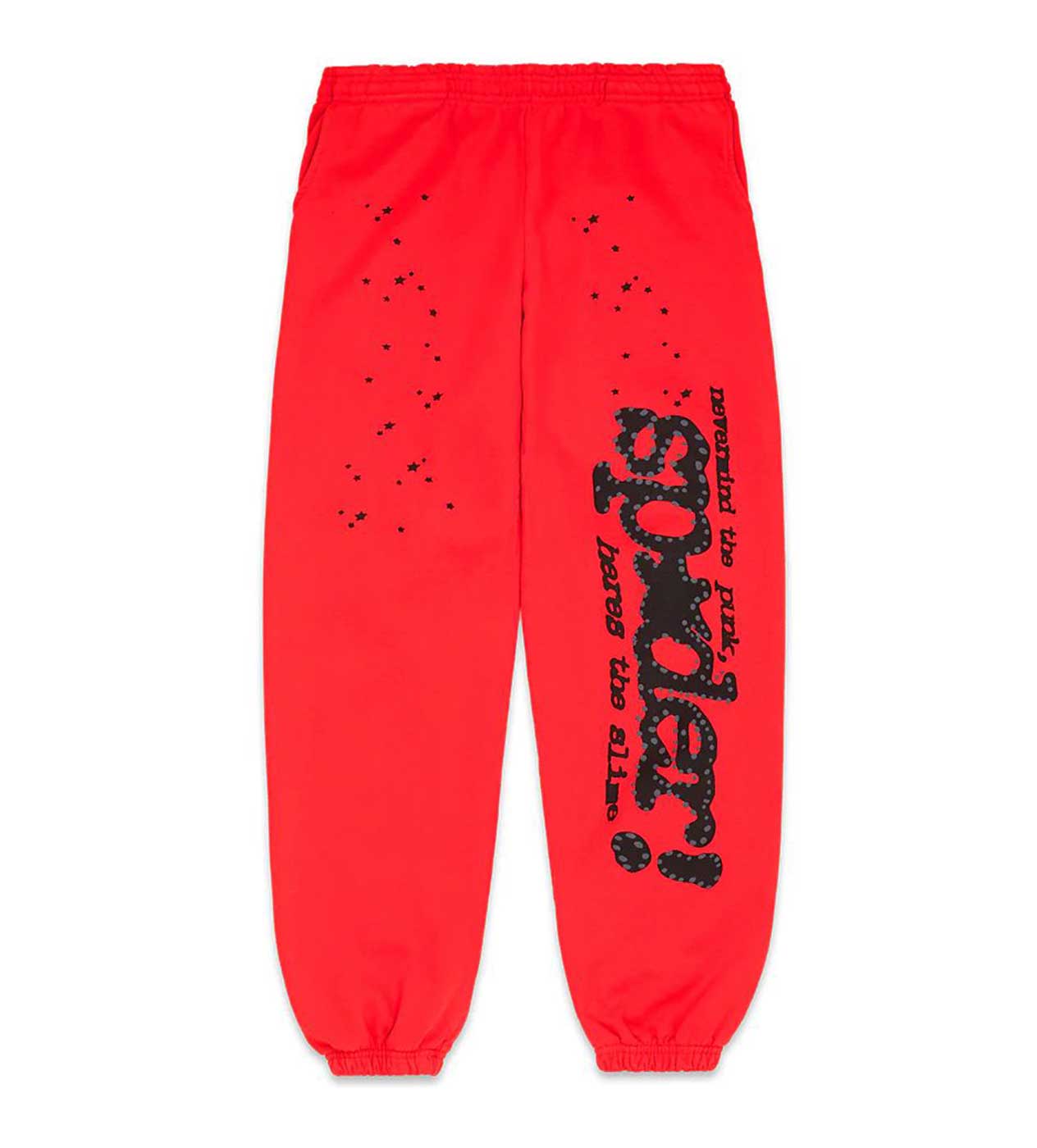 Sp5der P*nk Sweatpants V2 Red