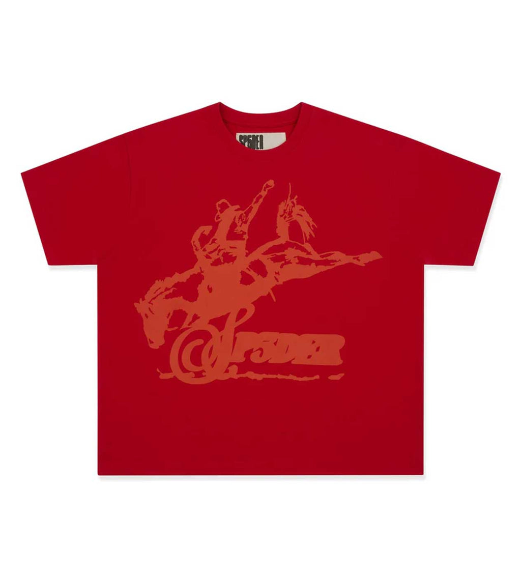 Sp5der Rodeo HW Tee Red