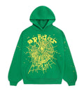 Sp5der Star OG Web v2 Hoodie Green