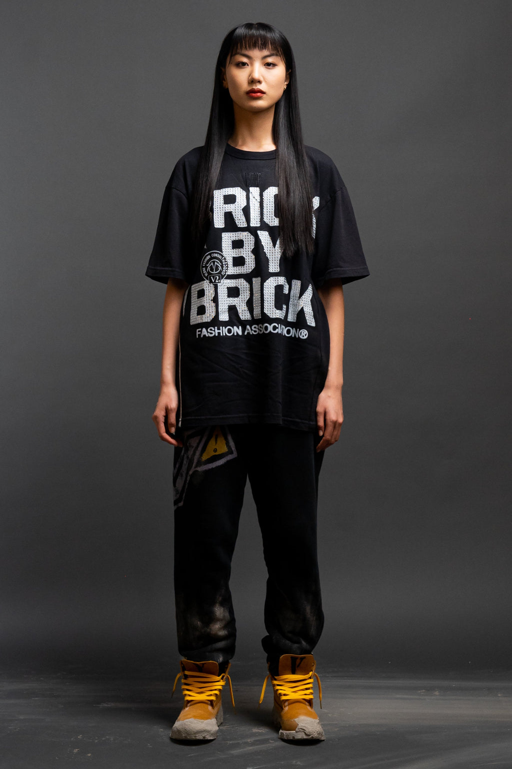 VLONE BBB Association S/S T-Shirt In Rhinestone